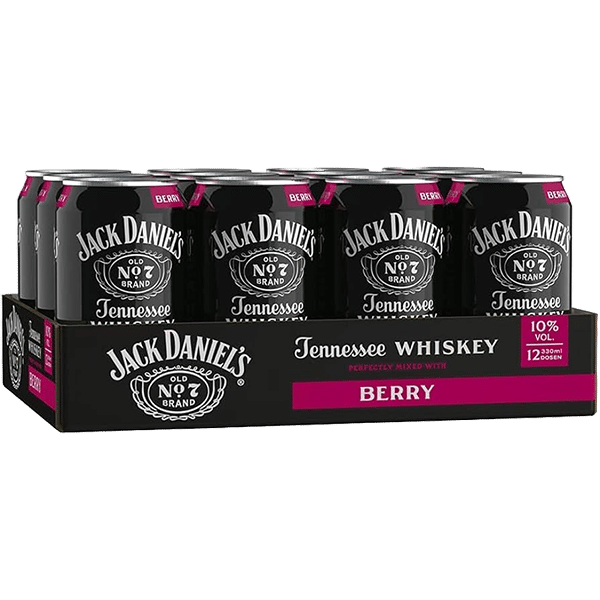 Jack Daniel's Berry 10% - 12 x 33 cl Dose