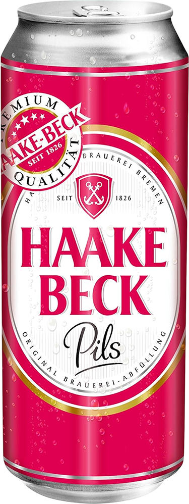 Haake Beck Pils 4.9% - 50 cl Dose