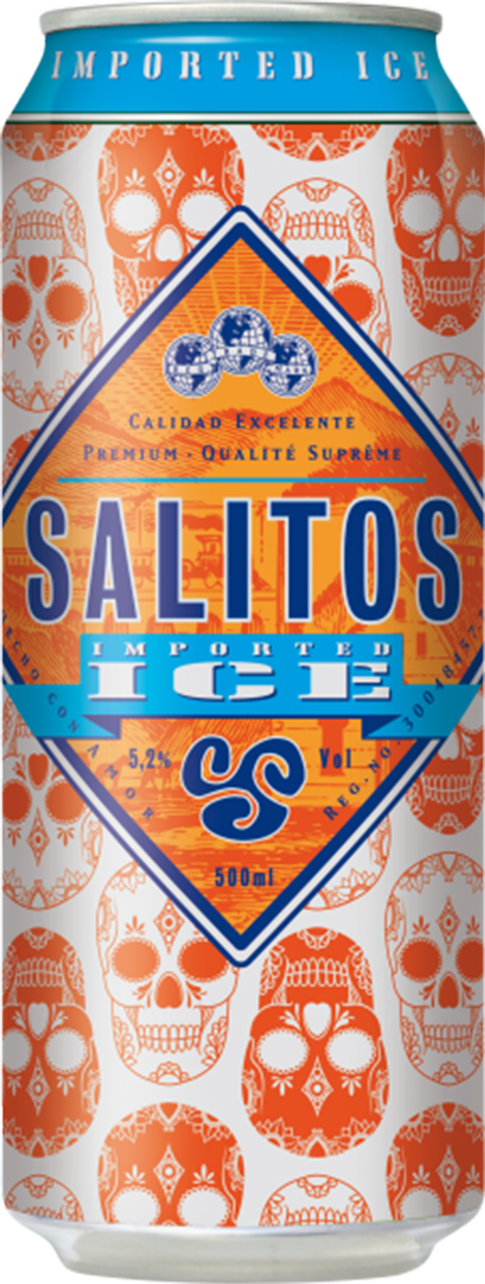 Salitos Ice 5.2% - 24 x boîte de 50 cl Salitos Ice 5.2% - 24 x boîte de 50 cl