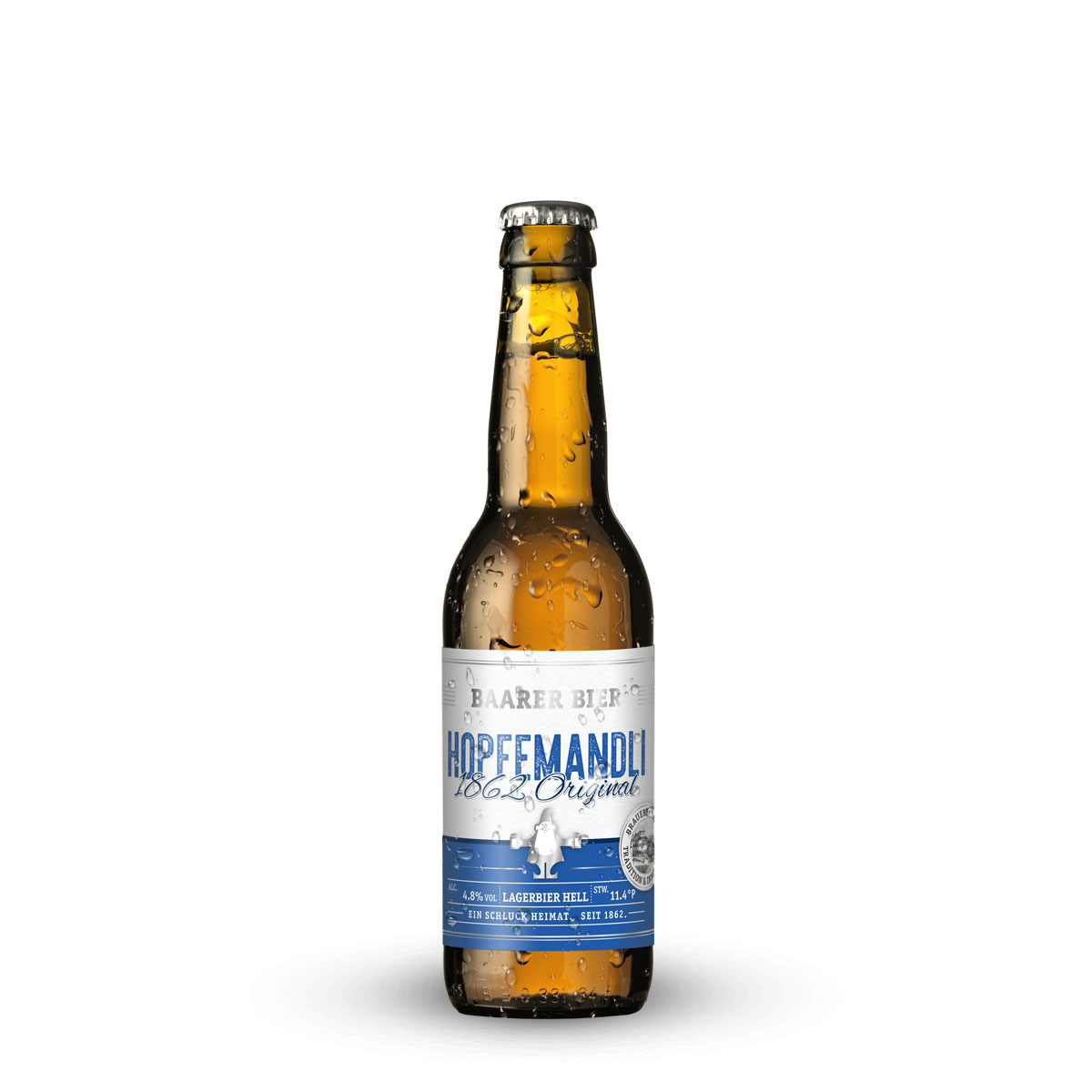 Baarer Hopfemandli 1862 Original 4,8% Vol 8 x 33 cl