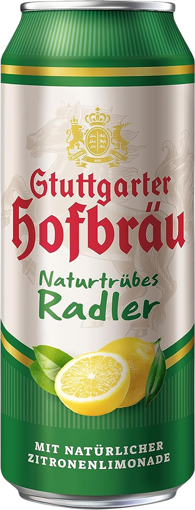 Stuttgarter Hofbräu Naturtrübes Radler 2% - 50 cl Dose
