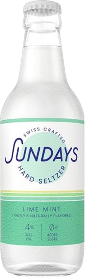 Sundays Hard Seltzer Lime Mint 4% - 33 cl
