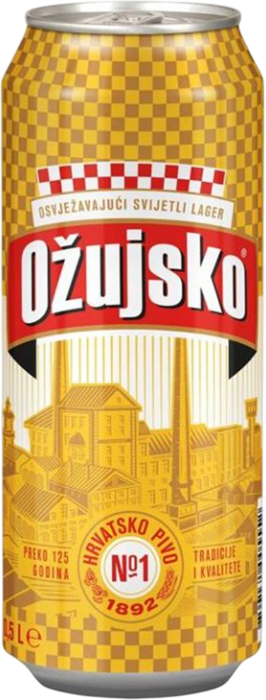 Ozujsko Pivo 5% - Lattina da 50 cl