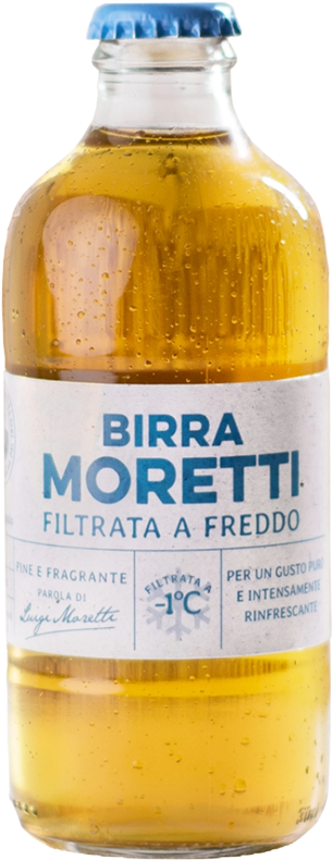 Birra Moretti Filtrata a Freddo 4.3% - 24 x 30 cl