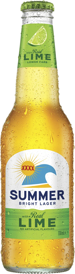 XXXX Summer Lime Lager 4% - 33 cl