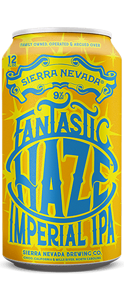 Sierra Nevada Fantastic Haze Imperial IPA 9% - 24 x 35 cl canette Sierra Nevada Fantastic Haze Imperial IPA 9% - 24 x 35 cl canette
