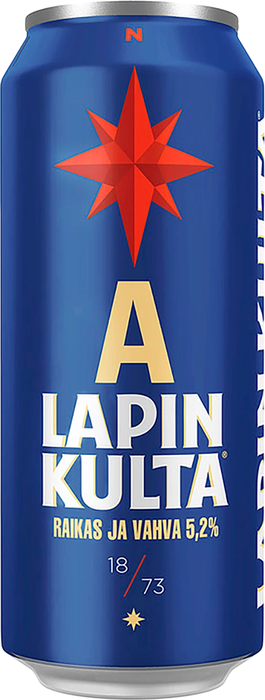 Lapin Kulta Lager 5.2% - 50 cl Dose