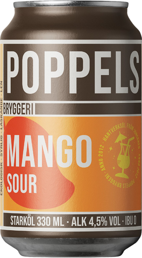 Poppels Mango Sour 4.5% - 33 cl Dose