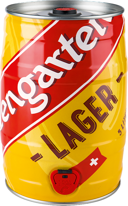 Schützengarten Lager Hell 4.8% - Fût de fête de 5 litres Schützengarten Lager Hell 4.8% - Fût de fête de 5 litres