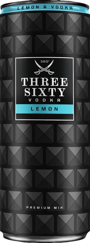 Three Sixty Vodka & Citron 10% - Canette 33 cl