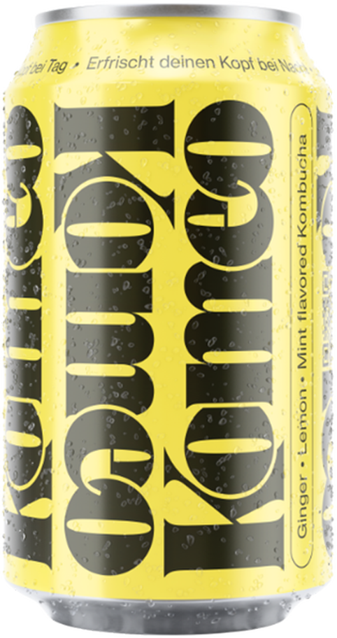 Komeo Kombucha Ginger-Lemon-Mint - 33 cl Dose
