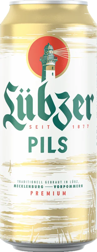 Lübzer Pils 4.9% - lattina da 50 cl