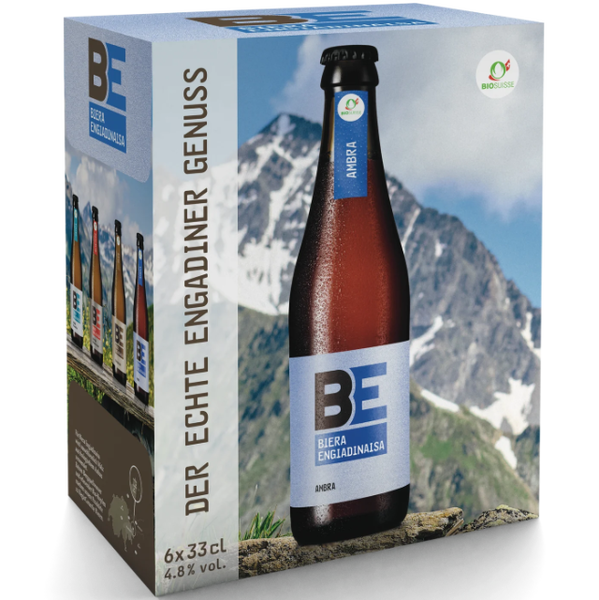 Bieraria BE Ambra Bio 4,8% 6 x 33 cl