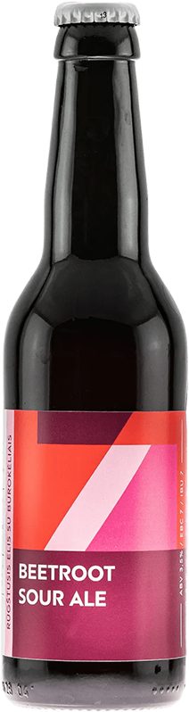 Sakiškių alus Sour Beetroot Ale 3,5% - 12 x 33 cl 