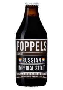 Poppels Russian Imperial Stout 9,5% Vol 24 x 33 cl Schweden