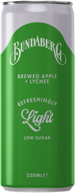 Bundaberg Apple & Lychee - 25 cl Dose