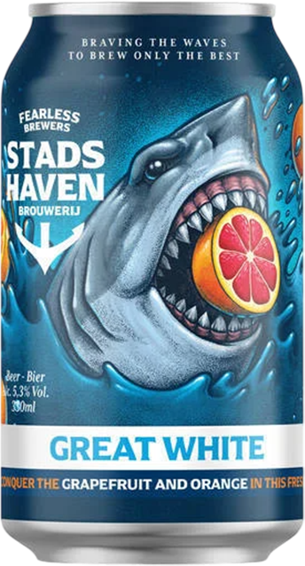 Stadshaven Great White 5.3% - 33 cl Dose