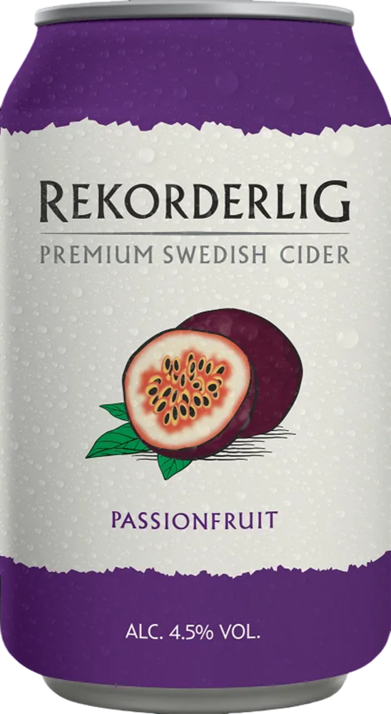Rekorderlig Passionfruit Cider 4.5% - Lattina da 33 cl