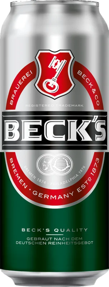 Becks Pils 4.9% - lattina da 50 cl