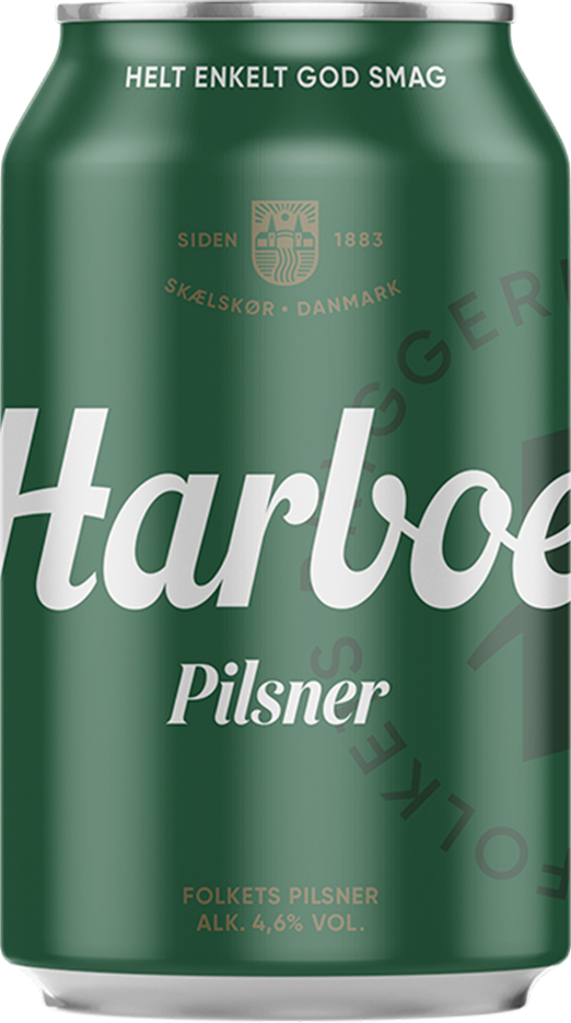 Harboe Pilsner 4.6% - 33 cl Can