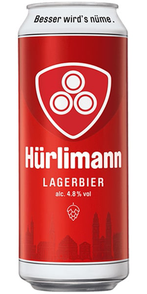 Hürlimann Lager 4.8% - 6 x 50 cl Dose