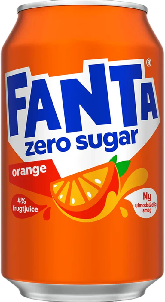 Fanta Orange Zero - 33 cl Dose