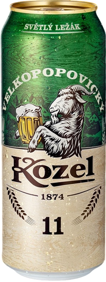 Kozel Lager 11° 4.6% - lattina da 50 cl