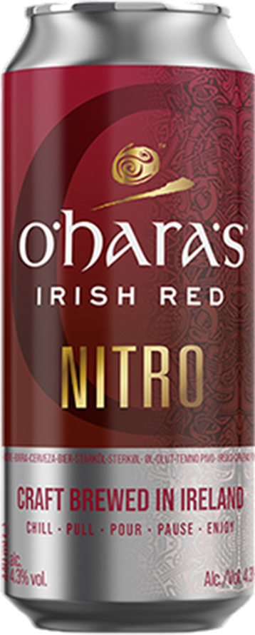 O'Hara's Nitro Irish Red 4,3% - 24 x boîte de 44 cl O'Hara's Nitro Irish Red 4,3% - 24 x boîte de 44 cl