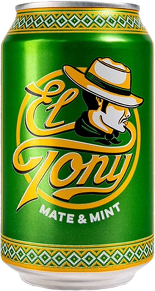 El Tony Mate & Mint - 24 x 33 cl Dose El Tony Mate & Mint - 24 x 33 cl Dose