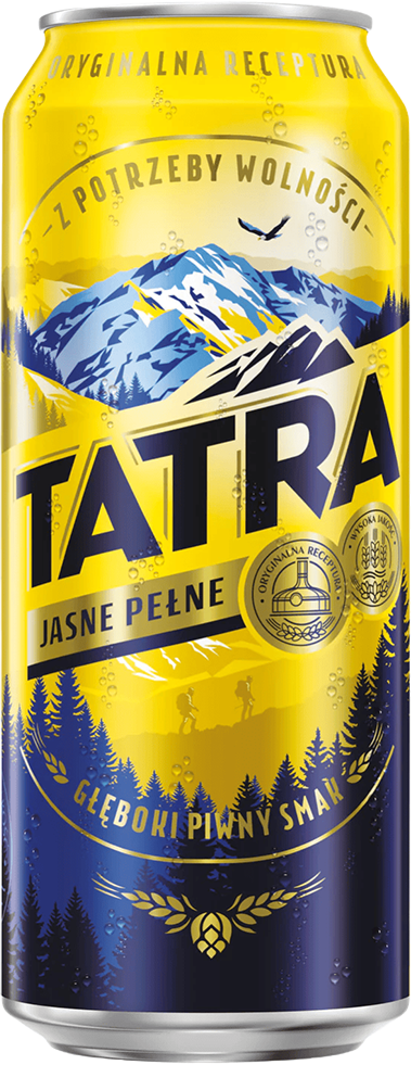 Tatra Jasne Pelne 6% - 24 x 50 cl boîte Tatra Jasne Pelne 6% - 24 x 50 cl boîte