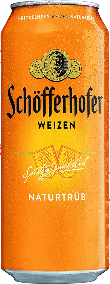 Schöfferhofer Weizen Naturtrüb 5% - 50 cl Dose