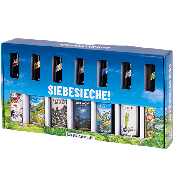 Appenzeller Siebesieche Bier Set - 7 x 33 cl