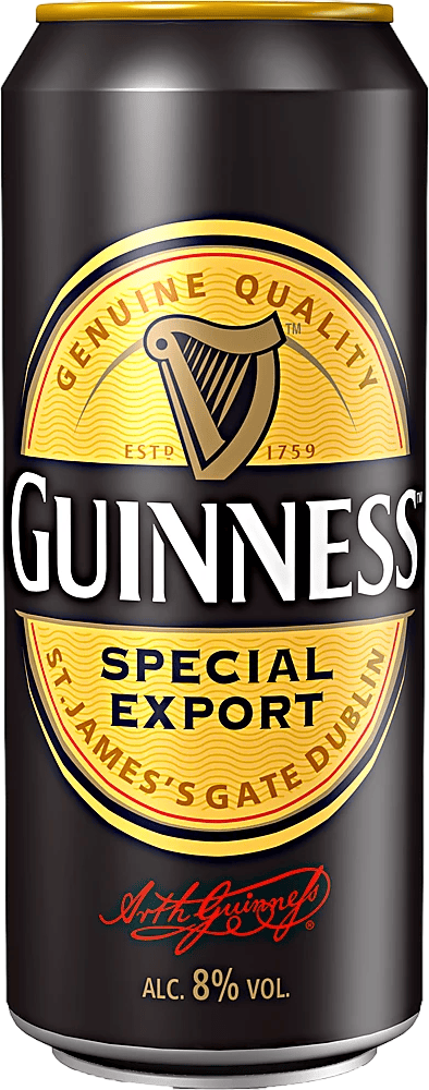 Guinness Special Export 8% - 24 x 44 cl Dose Guinness Special Export 8% - 24 x 44 cl Dose