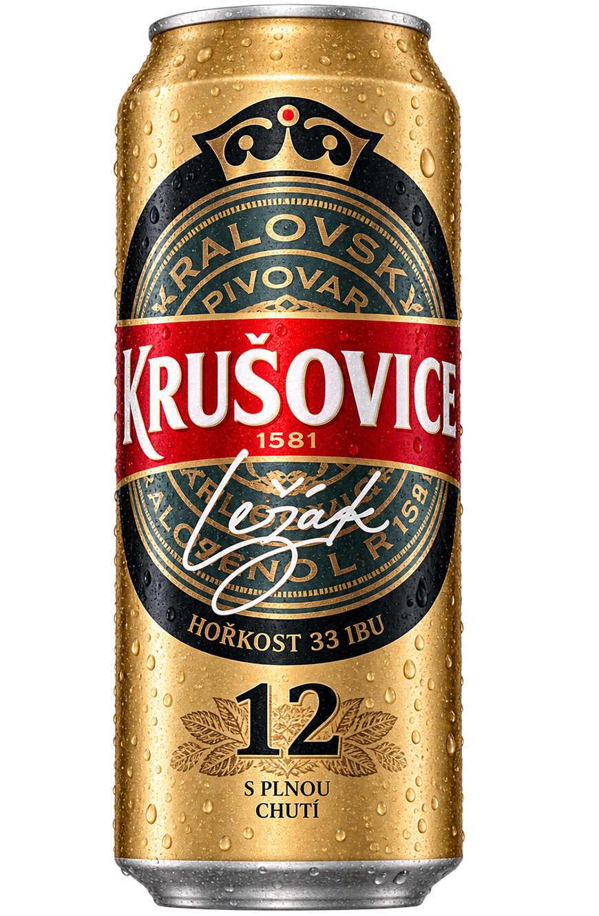 Krusovice Kralovska 12° 5% - 50 cl Dose