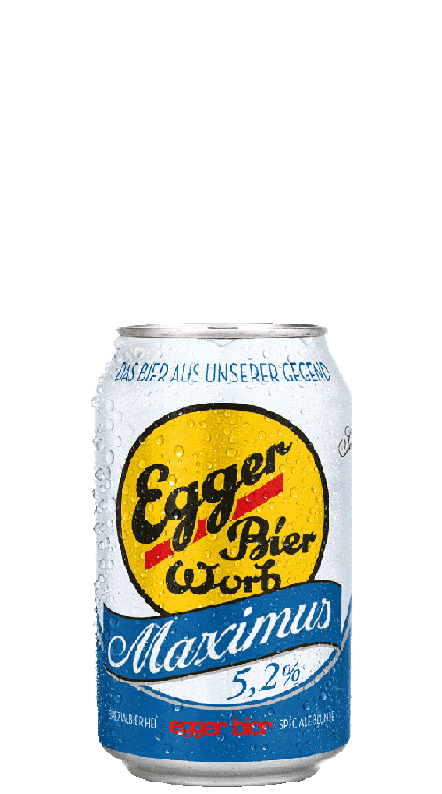 Egger Bier Maximus Spezial 5,2% Vol. 24 x 33 cl Dose