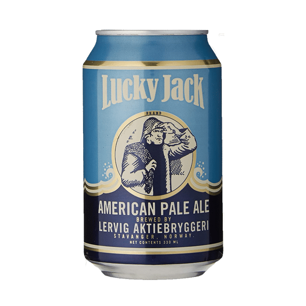 Lervig Lucky Jack American Pale Ale 4,7% Vol. 24 x 33 cl Dose Norwegen