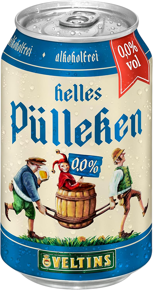 Veltins Helles Pülleken 0.0% alkoholfrei - 33 cl Dose