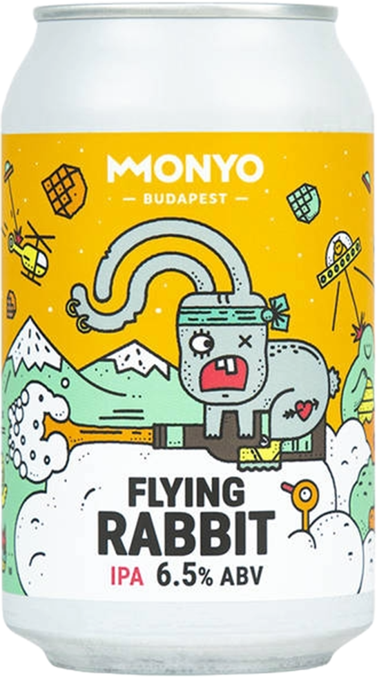 Monyo Flying Rabbit 6.5% - 12 x 33 cl canette Monyo Flying Rabbit 6.5% - 12 x 33 cl canette