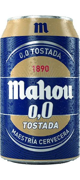 Mahou Tostada sans alcool - 24 x 33 cl canette Mahou Tostada sans alcool - 24 x 33 cl canette