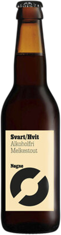 Nogne Svart/Hvit alkoholfrei - 33 cl