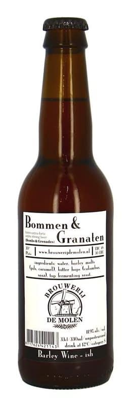 De Molen Bommen & Granaten Starkbier 15,2% - 24 x 33 cl