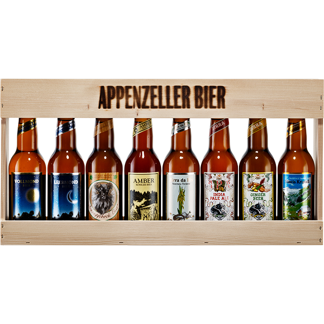 Appenzeller 1/2 Meter Bier - 8 x 33 cl 