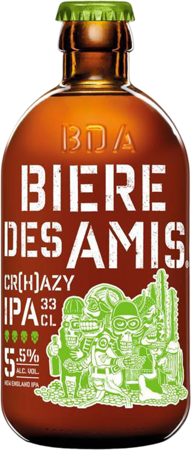 Bière des Amis Cr(h)azy IPA 5.5% - 33 cl