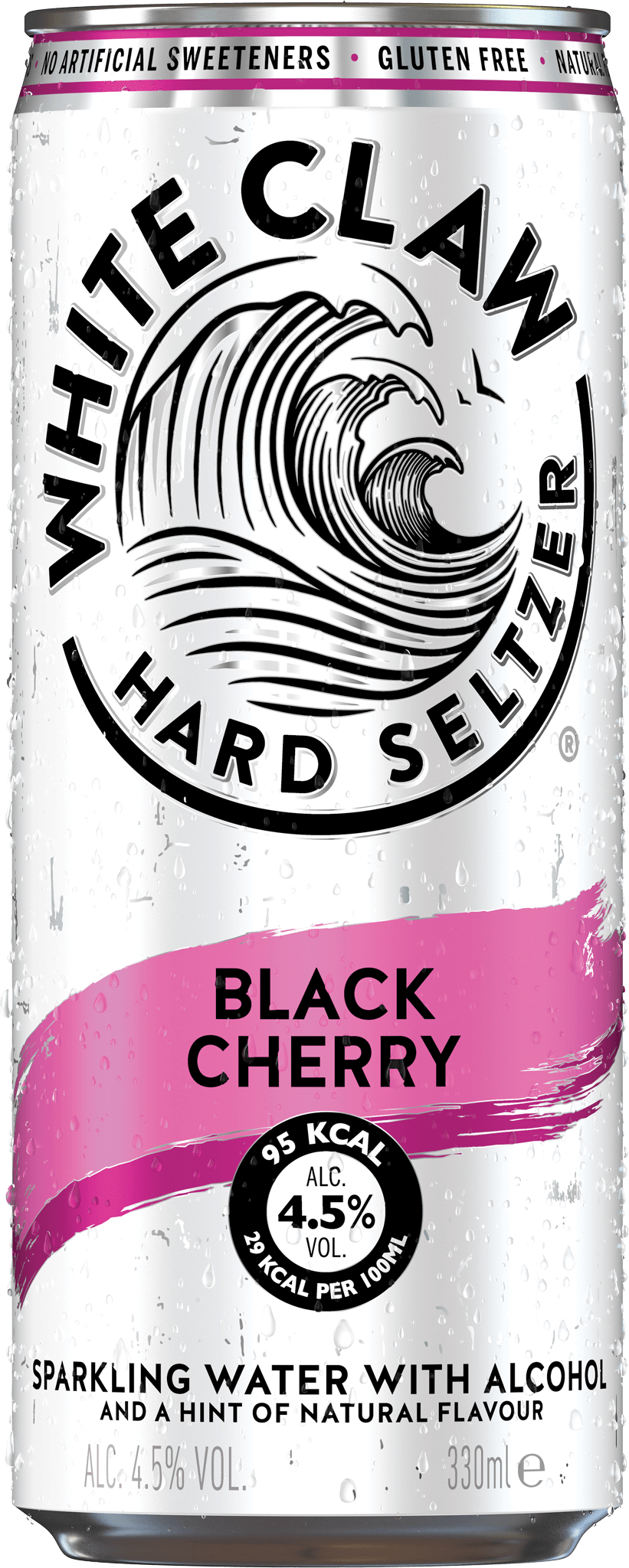 White Claw Hard Seltzer Black Cherry 4,5% - 24 x 35.5 cl Dose