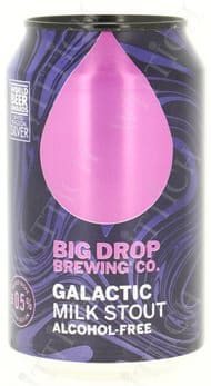 Big Drop Galactic Milk Stout  0.5% Vol. 12 x 33 cl Dose England