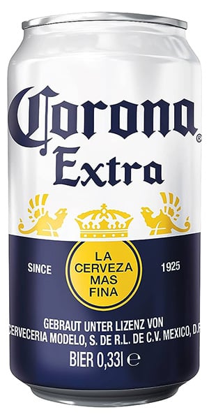 Corona Bier Extra 4,6% Vol. 24 x 33 cl Dose Mexico