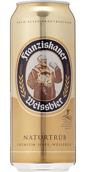 Franziskaner Weissbier Naturtrüb 5,0% Vol. 24 x 50 cl Dose