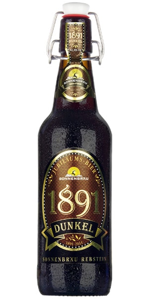 Sonnenbräu Bier 1891 dunkel 5% Vol. 24 x 50 cl