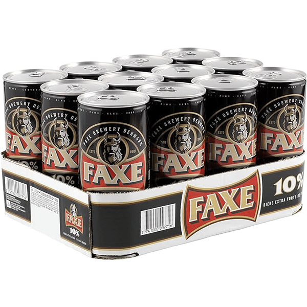 Faxe Extra Strong 10% - 12 x 100 cl Dose