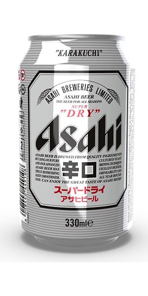 Asahi Bier Super Dry 5,0% Vol. 24 x 33 cl Dose Japan
